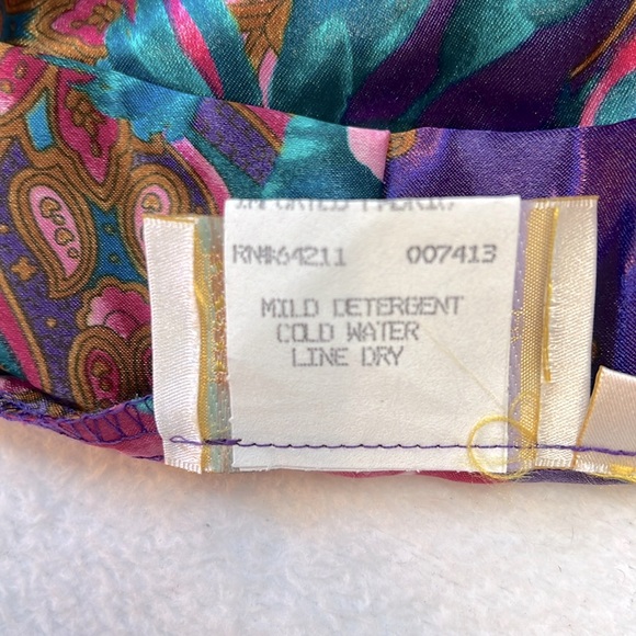 Vintage California Dynasty Chemise and Robe Set. Size PS. EUC. Missing belt. - Picture 10 of 10